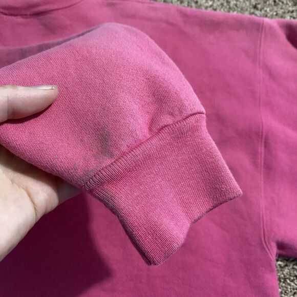 Vintage 90s Travel Graphic Crewneck Sweatshirt Pull Over Women’s 2X Pink - Picture 6 of 8